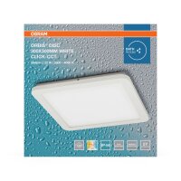 LED Deckenlampe Click-CCT Weiß Metall IP44 B:30cm...