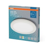 LED Deckenleuchte Click-CCT Weiß Metall IP44 OSRAM