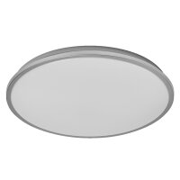 LED Deckenlampe Silber Metall 3000 K rund Ø48,7cm...