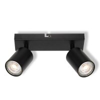 Deckenstrahler flexibel Schwarz Metall GU10 L21cm OSRAM