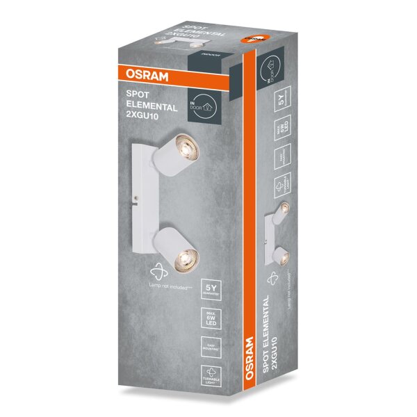 Deckenstrahler Metall schwenkbar flexibel GU10 OSRAM