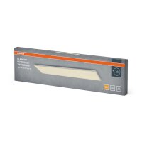 LED Deckenleuchte Weiß Alu 3000K L:119,5cm blendarm