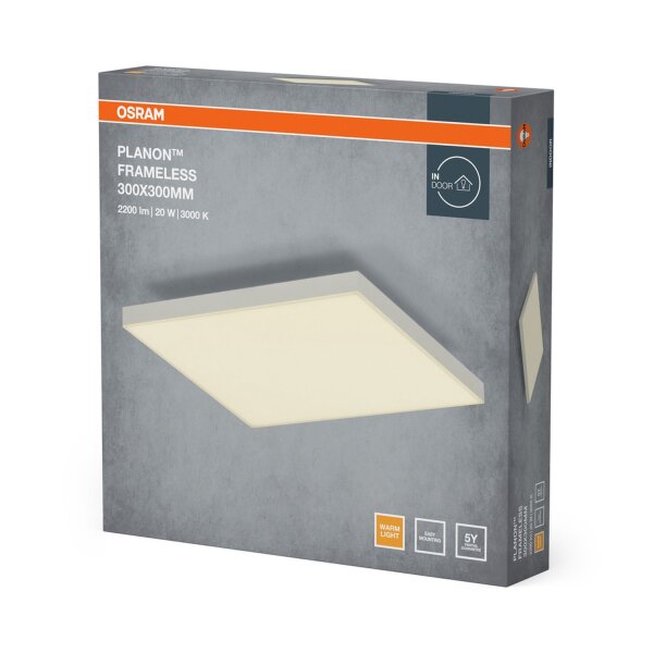 LED Deckenleuchte Weiß Alu 3000K L:29,5cm gemütlich