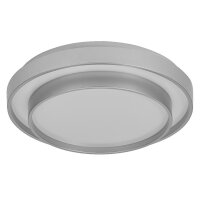 LED Deckenleuchte Silber Metall 3000K &Oslash;38,5cm OSRAM