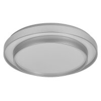 LED Deckenleuchte Silber Metall 3000K Ø48,5cm OSRAM