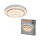 LED Deckenleuchte Silber Metall 3000K Ø48,5cm OSRAM