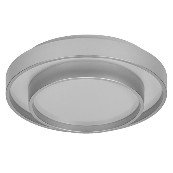 LED Deckenlampe Silber Metall 3000 K Ø29,5cm OSRAM