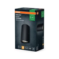 LED Wandlampe Dunkelgrau Alu 3000 K IP44 H:16 cm OSRAM