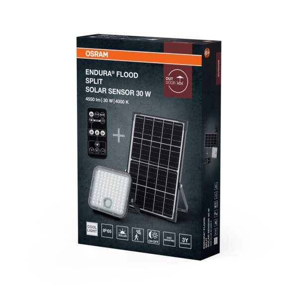 LED Solar Strahler Sensor dimmbar 4000K IP65 OSRAM