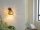 Wandlampe Papier E27 B:16 cm modern Design OSRAM