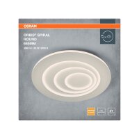LED Deckenleuchte Weiß Metall 3000 K Ø68,5cm...