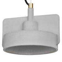 Wandleuchte Dunkelgrau Beton E27 L:22,5 cm OSRAM