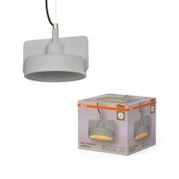 Wandleuchte Dunkelgrau Beton E27 L:22,5 cm OSRAM