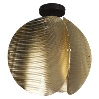 Deckenleuchte Gold Schwarz Stahl E27 38 cm Modern OSRAM