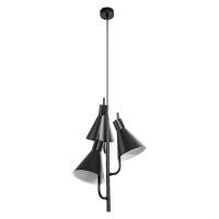 LED Pendelleuchte Schwarz Metall 3000 K Ø31,5 cm...