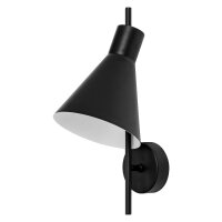 LED Wandleuchte Schwarz Metall 3000 K L:32 cm OSRAM