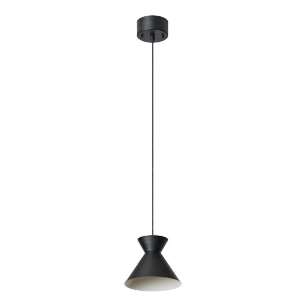 Hängelampe verstellbar Schwarz E27 Ø20 cm OSRAM