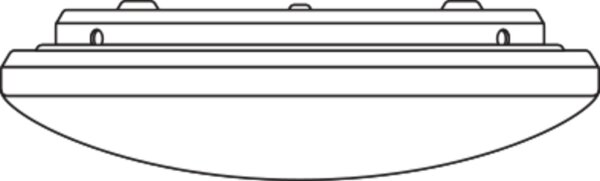 LED Deckenlampe dimmbar 3000K Weiß Alu Metall Ø40cm