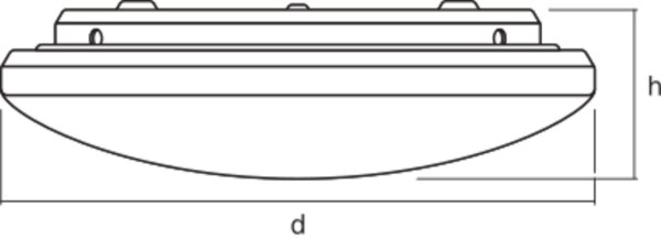LED Deckenlampe dimmbar 3000K Weiß Alu Metall Ø40cm