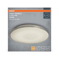 LED Deckenlampe dimmbar 3000K Weiß Alu Metall...
