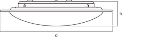 LED Deckenleuchte CCT Weiß Alu 2800-6000K Ø56cm OSRAM