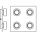 LED Deckenlampe CCT Weiß Metall Glas IP44 L:35cm OSRAM