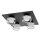 LED Deckenlampe Click-CCT CCT Schwarz Glas IP44 OSRAM