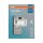 LED Wandlampe Click-CCT Metall Chrom Glas IP44 OSRAM
