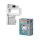 LED Wandlampe Click-CCT Metall Chrom Glas IP44 OSRAM