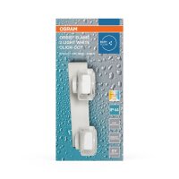 LED Wandlampe Click-CCT Metall Glas IP44 B:30cm OSRAM