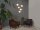 Pendelleuchte Glas Filz Beige G9 Ø50 cm OSRAM