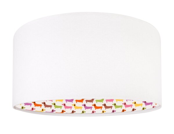 Lampe à suspendre Blanc Tissu Abat-jour Chambre denfant