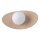 Wandlampe Glas Filz Beige G9 H:15 cm modern OSRAM