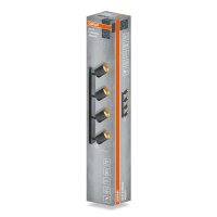 Spot schwenkbar flexibel Metall Schwarz Gold GU10 OSRAM