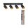 Spot schwenkbar flexibel Metall Schwarz Gold GU10 OSRAM