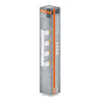 Deckenspot verstellbar Weiß Gold GU10 49cm Metall...