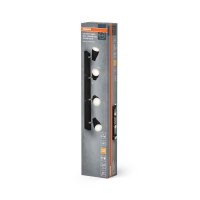 LED Deckenspot Schwarz Metall schwenkbar GU10 OSRAM