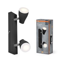 LED Deckenspot Metall Schwarz schwenkbar GU10 OSRAM