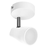 LED Deckenspot schwenkbar Weiß Metall GU10 OSRAM