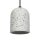 Pendelleuchte Schwarz Terrazzo Weiß E27 Ø15 cm OSRAM