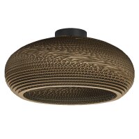 Deckenleuchte Karton Braun E27 Metall B:40 cm OSRAM