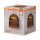 Pendelleuchte Karton E27 Braun Stahl L:25 cm OSRAM