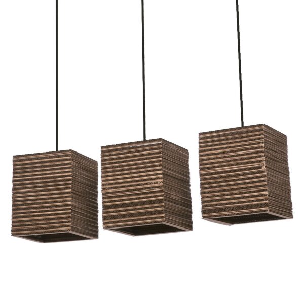 Pendelleuchte 3-flammig E27 Stahl L:83 cm OSRAM