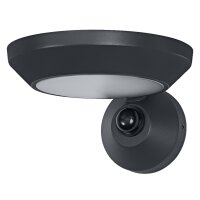 LED Wandleuchte Sensor Dunkelgrau Alu 3000 K IP65 OSRAM