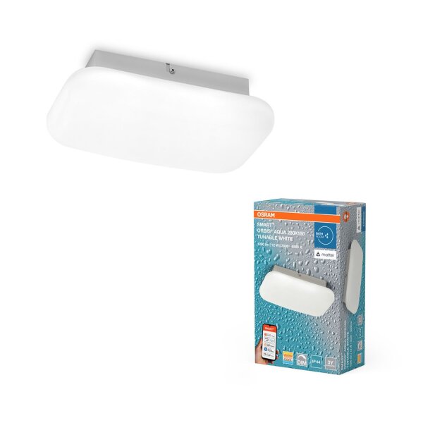 LED Deckenleuchte dimmbar Smart+ TW Metall IP44 OSRAM