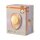 Wandleuchte Weiß Holz Glas G9 H:26 cm modern OSRAM