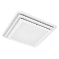 LED Deckenlampe Weiß Metall 3000K B:45cm blendarm...