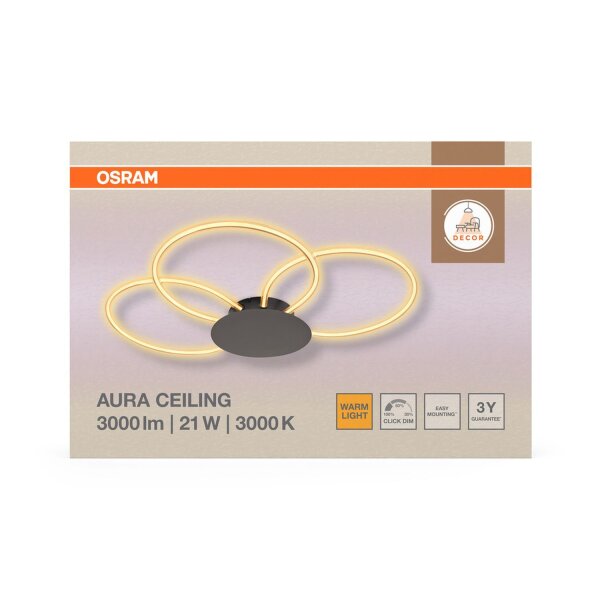 LED Deckenleuchte Click-DIM 3000 K L:91,3 cm OSRAM