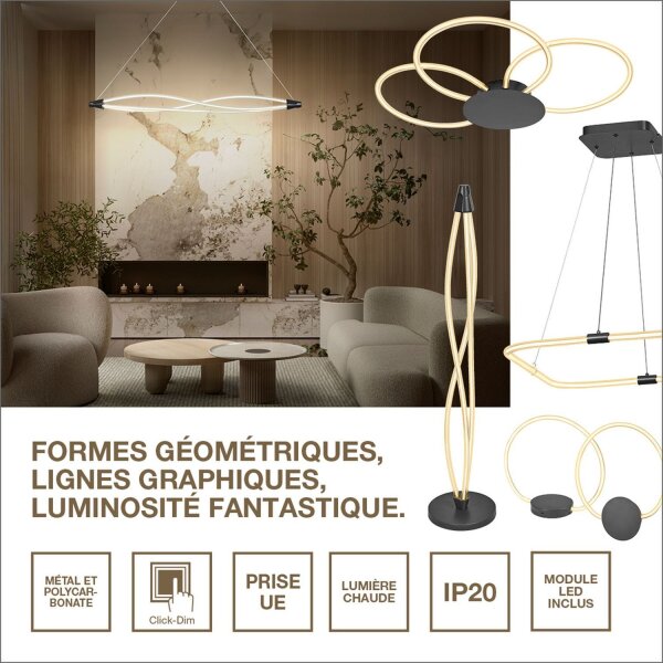 LED Pendelleuchte Click-DIM L:49,8 cm 3000 K OSRAM