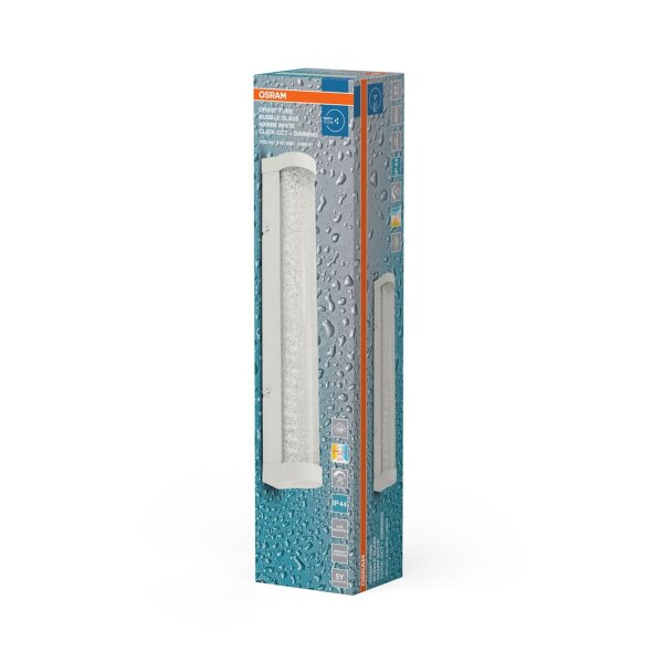 LED Wandleuchte dimmbar CCT Alu 3000-4000K IP44 OSRAM